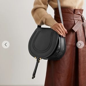 Chloe Marcie medium textured-leather shoulder bag